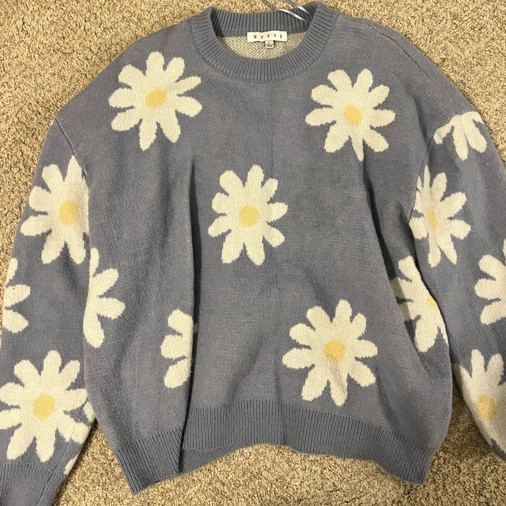 Boutique Floral Sweater